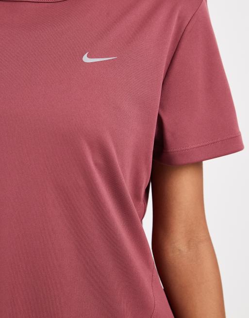 Nike Running Tempo Dri-FIT t-shirt i rosa, 3 av 4