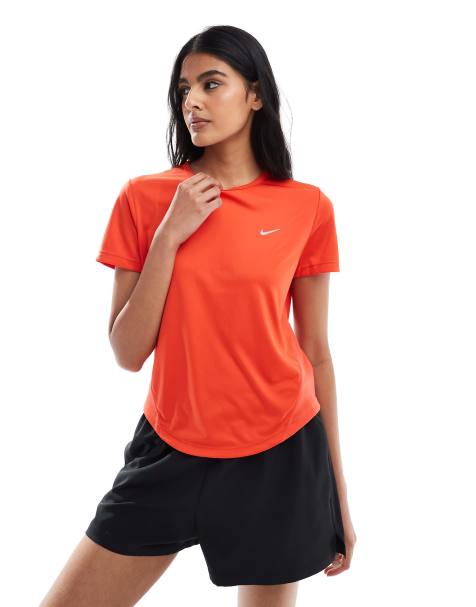 Nike Running – Tempo Dri-FIT – T-Shirt in Rot - view 1