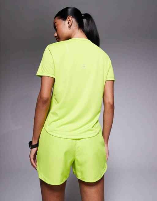 Nike Running Tempo Dri-Fit t-shirt in yellow, 4 of 4