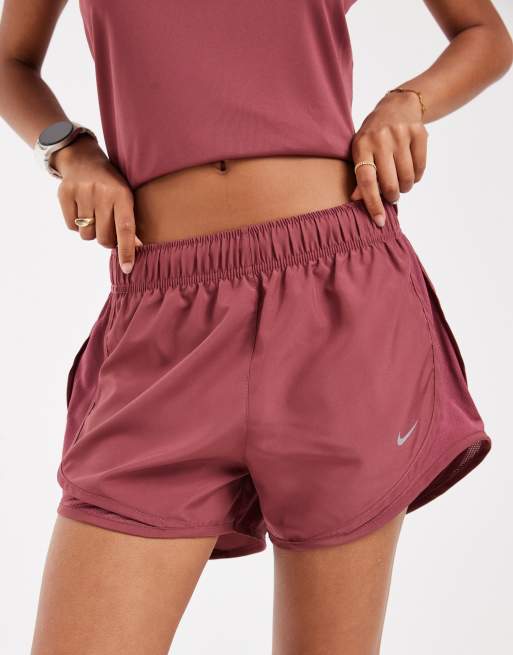 Nike Running Tempo Dri-FIT vita media short 3 inch rosa, 3 di 5