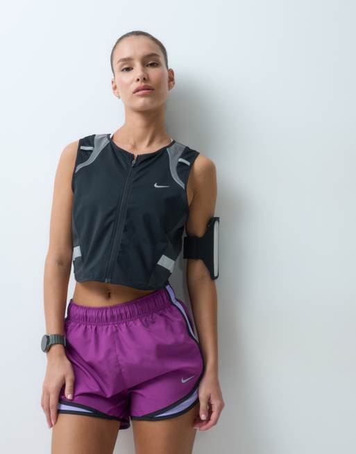 Nike Running Tempo Laufweste in Schwarz, 3 von 5