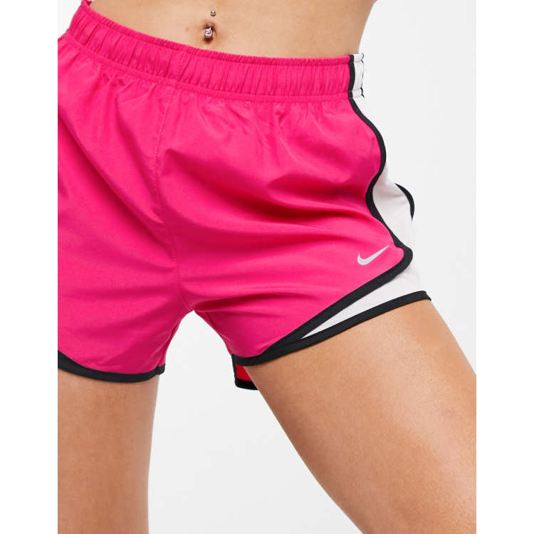 New Nike Women's Running Shorts Tempo PINK white medium Large s m L NWT