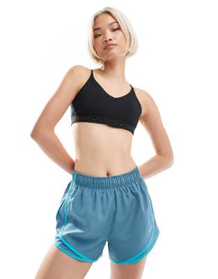 Nike Running - Tempo - Short 3 pouces en tissu Dri-FIT à taille mi-haute - Bleu | ASOS