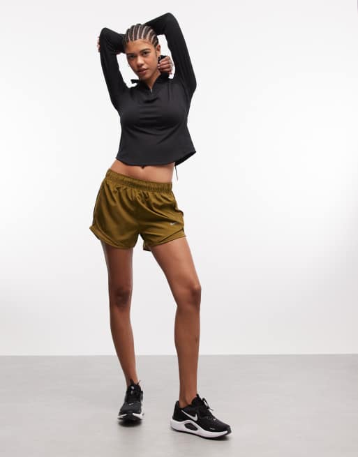 Nike Running - Tempo - Short 3 pouces en tissu Dri-FIT à taille mi-haute - Vert, 3 de 5