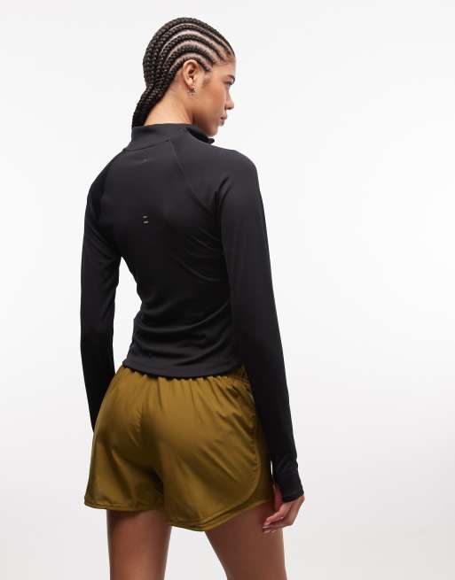 Nike Running - Tempo - Short 3 pouces en tissu Dri-FIT à taille mi-haute - Vert, 4 de 5