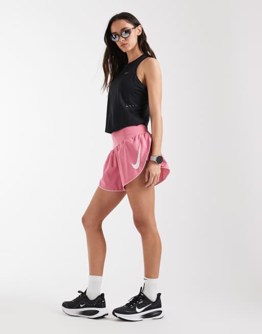 Nike Running - Tempo - Short à taille mi-haute et logo virgule en tissu Dri-FIT - Rose, 2 de 5