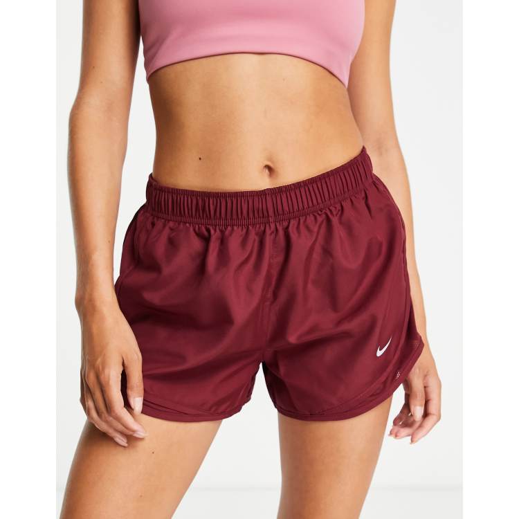 Maroon nike store tempo shorts