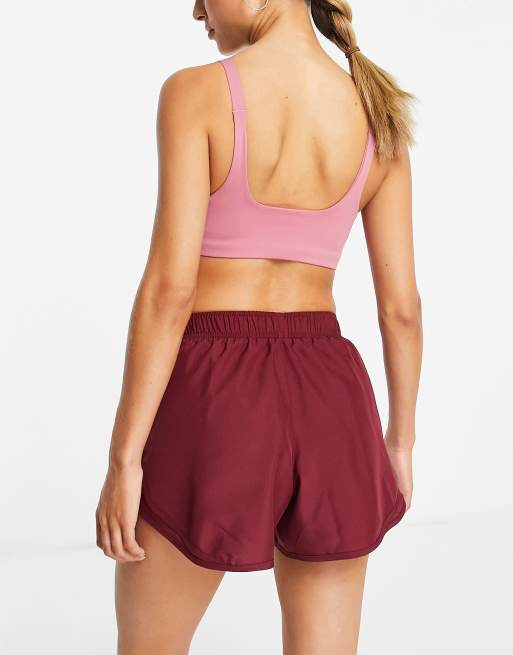 Maroon nike tempo shorts hotsell