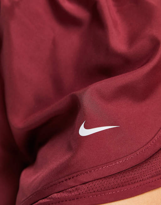 Maroon nike store tempo shorts