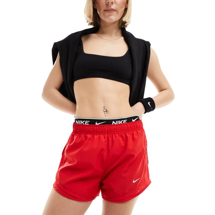 Nike Running Tempo shorts in university red ASOS