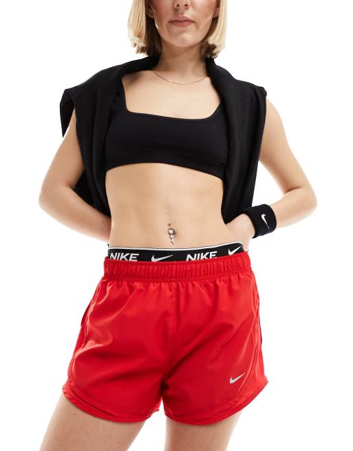 Nike Running Tempo shorts in university red ASOS