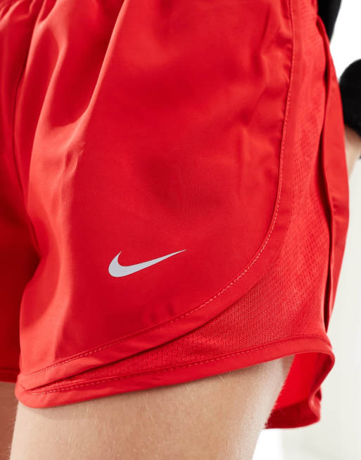 Red nike running shorts online