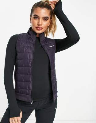 Nike Running Therma-FIT aerolayer synthetic filled gilet cave purple