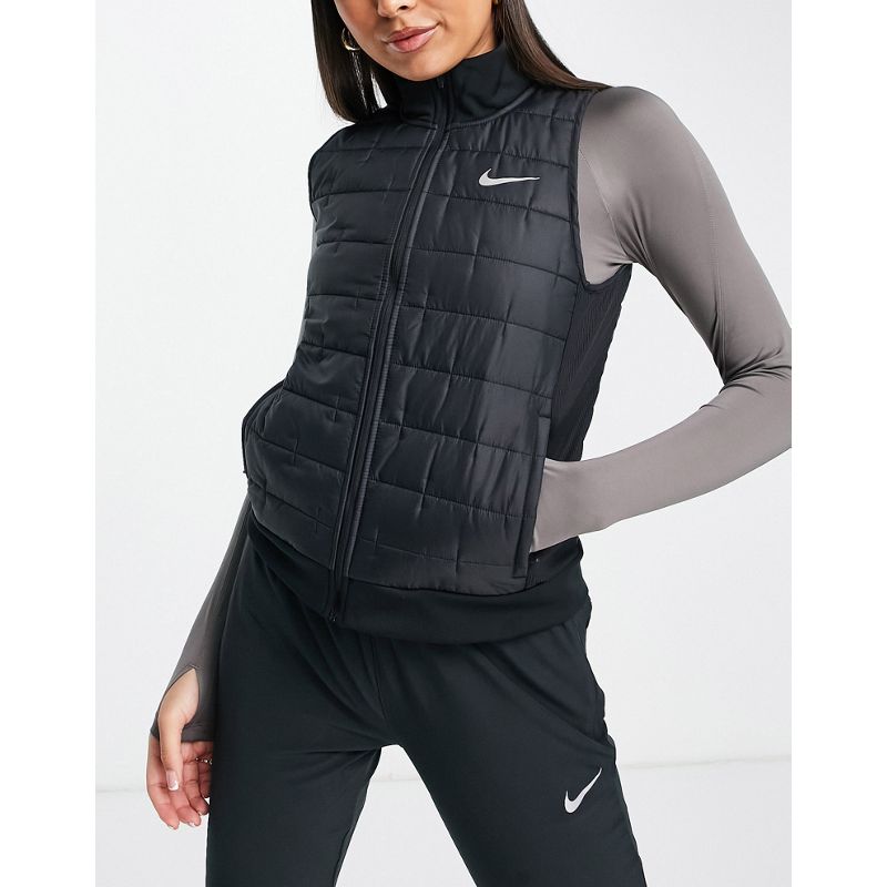 Activewear Corsa Nike Running - Therma-FIT - Gilet in tessuto sintetico nero