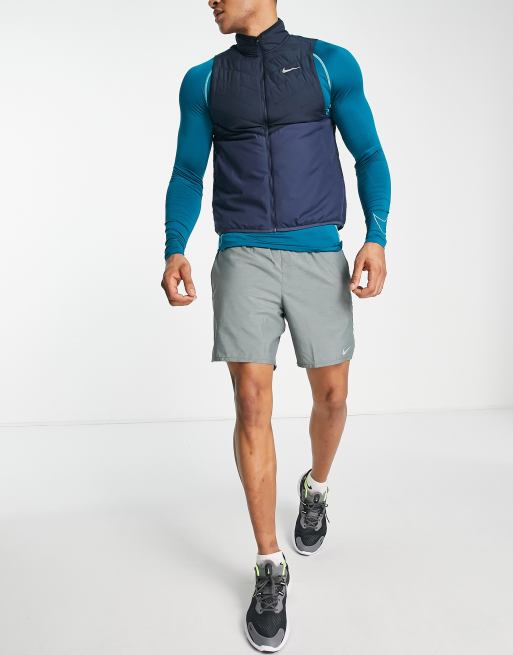 Nike Running Therma FIT rain repellent gilet in navy