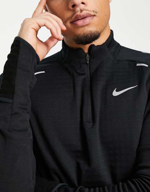 Nike Running Therma-FIT Repel Element long sleeve top in black |