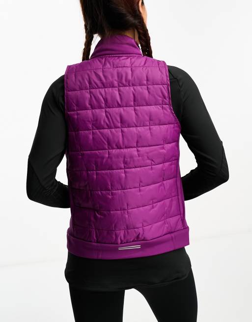 Nike Running Therma-FIT synthetic fill gilet in purple, 2 of 4