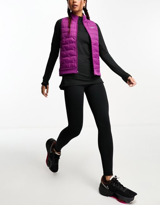 Nike Running Therma FIT synthetic fill gilet in purple ASOS