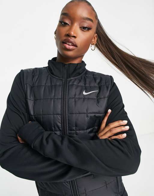 Chaleco negro sintético Therma-FIT de Nike Running, ASOS