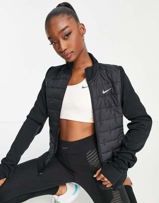 Nike Running Therma-FIT synthetic jacket in black
