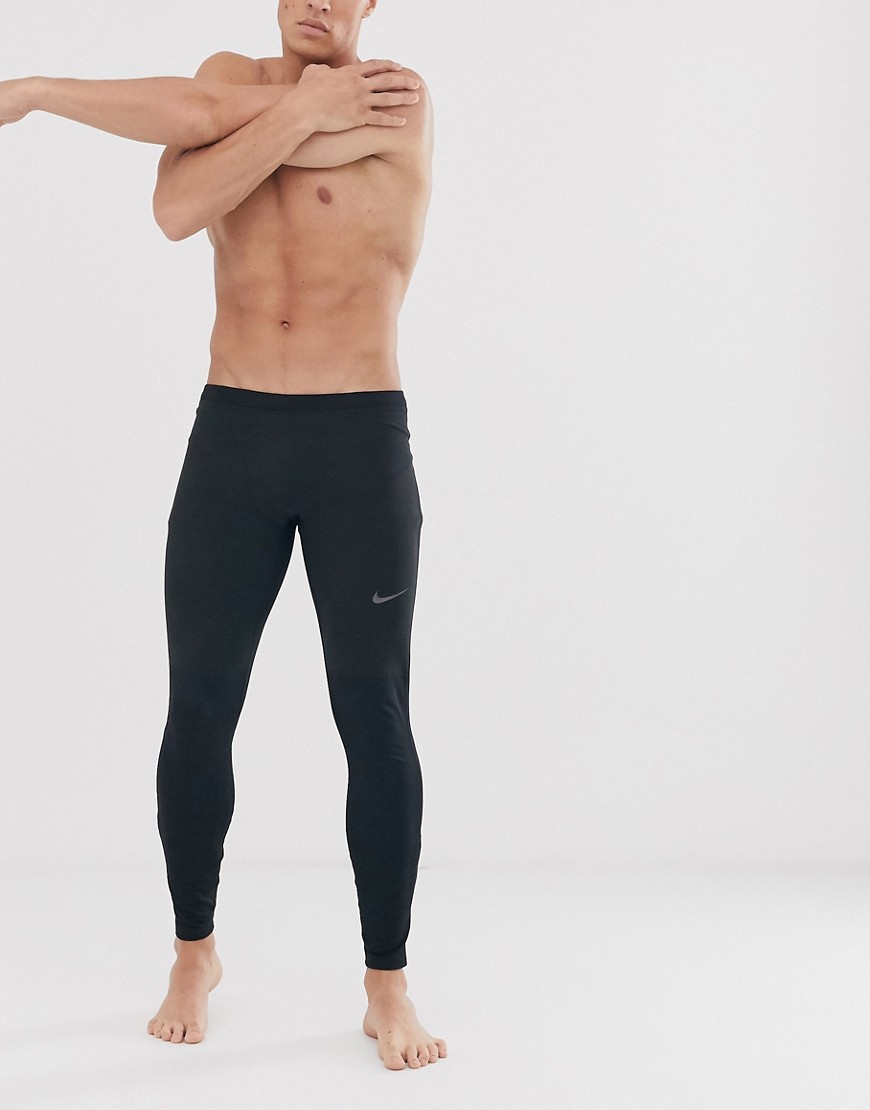 Nike Running – Therma Repel – sorte leggings
