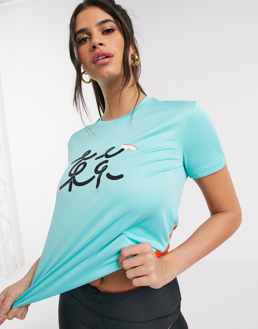 Nike Running – Tokyo Miler – T-shirt-Grön