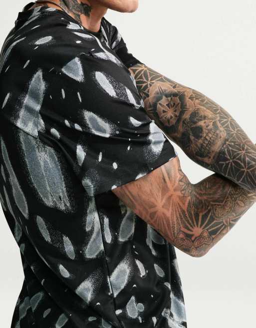 Nike Running top da corsa a maniche corte Dri-FIT con protezione UV, nero, 2 di 4