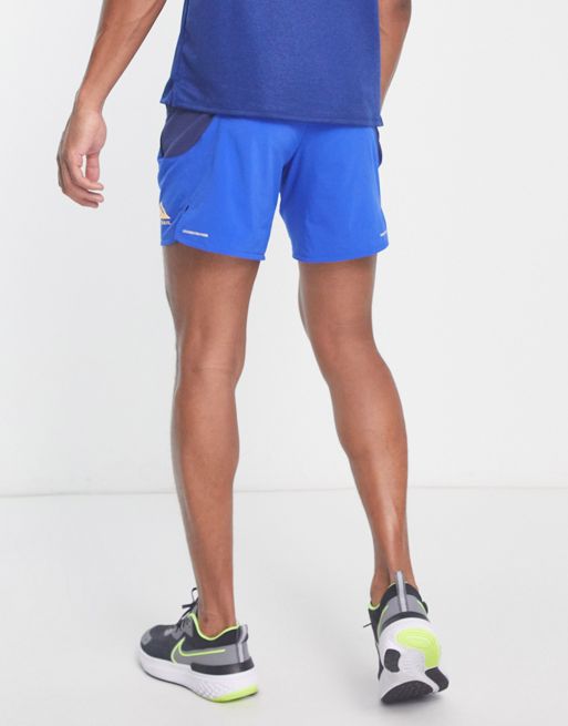 Shorts Nike Run 7bf Azul Homem - Cross Sports