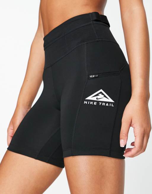 Nike Women's Epic Luxe Trail Running Tight Shorts Black / Dark