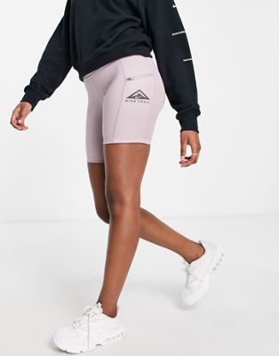 Nike Trail Running Epic Luxe Dri-FIT 5 inch running shorts in light pink - ASOS Price Checker