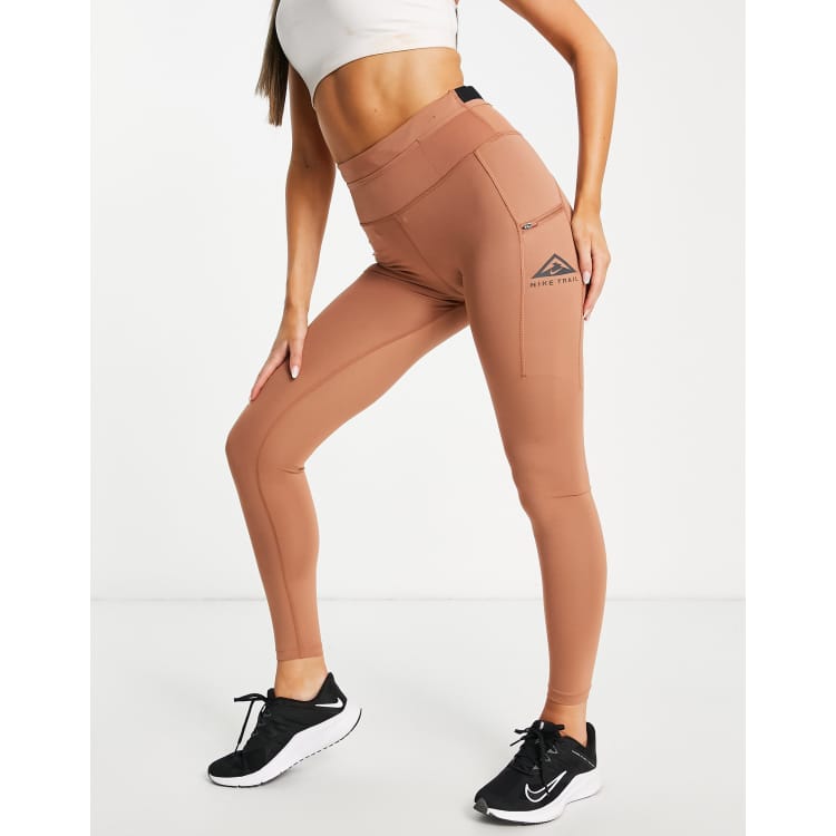 Nike Epic Luxe Mid-Rise Trail Running Leggings - Running Tights