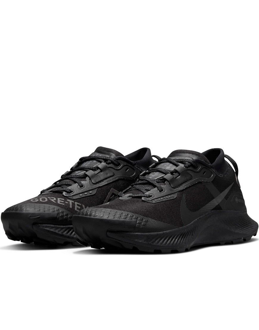 Nike Running Trail Pegasus 3 GORE-TEX sneakers in black/dark smoke gray