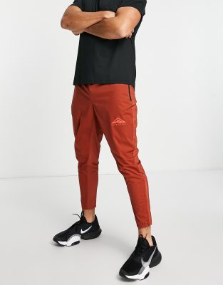 Orange nike hot sale track pants