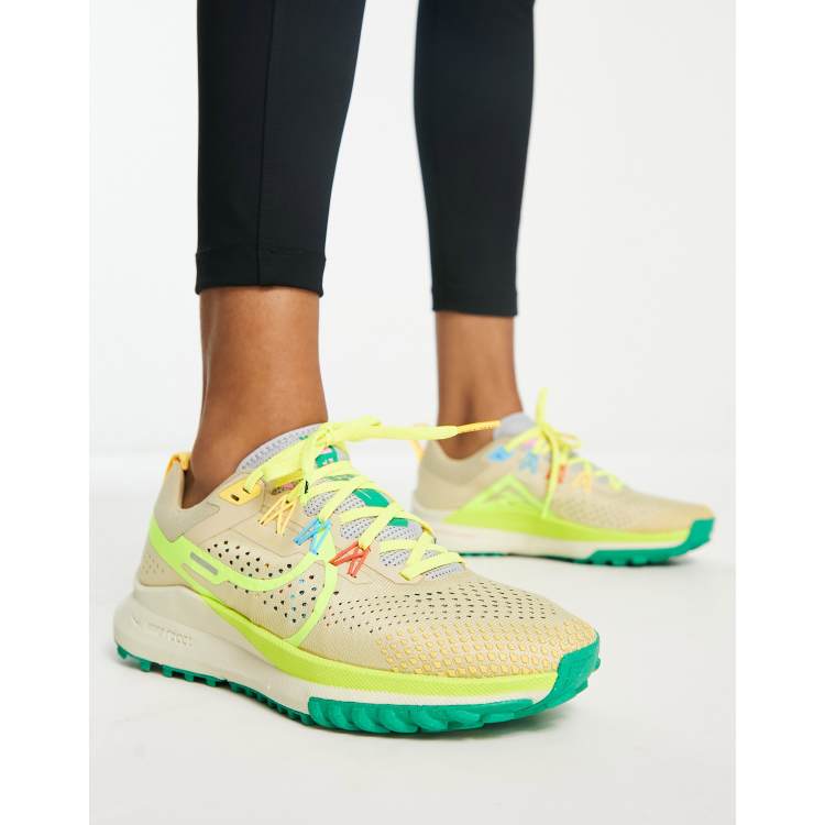 Womens Nike Free TR Fit 4 Green/Yellow