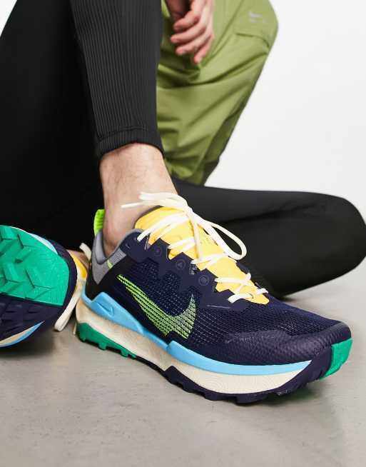 Nike Running Trail React Wildhorse 8 trainers in navy ASOS