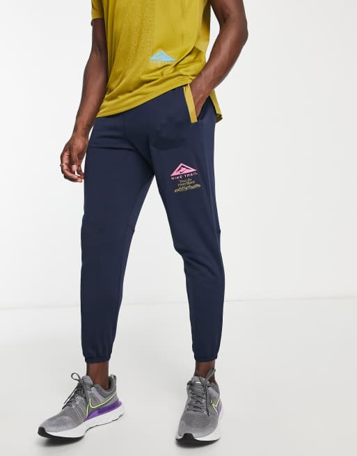 Nike Running Trail Tour Du Mont Blanc joggers in navy ASOS