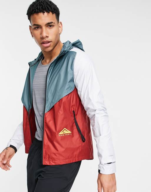 Veste nike rouge discount bleu