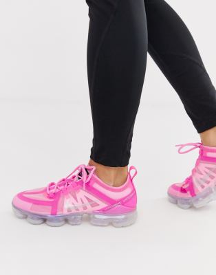 nike running vapormax 19 trainers in pink