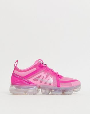 nike running vapormax 19 trainers in pink