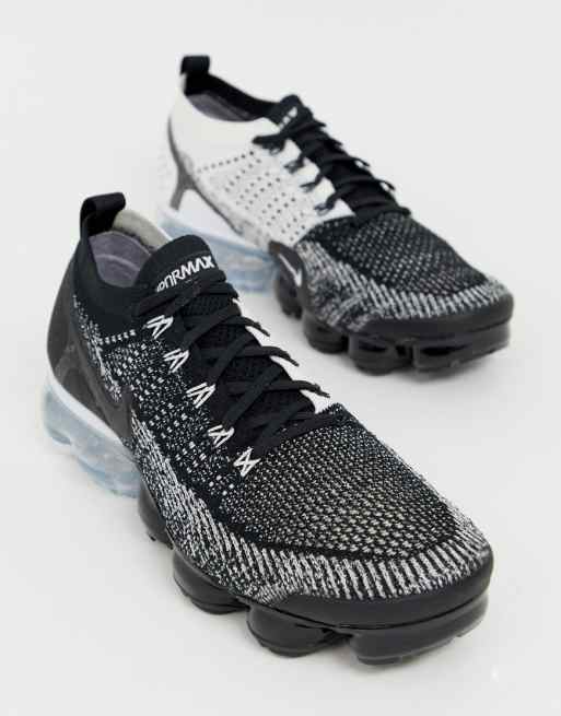Nike Running VaporMax Flyknit 2 racer og trainers in black | ASOS