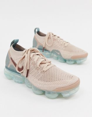 Nike Running Vapormax Flyknit Trainers In Pink And Blue | ASOS