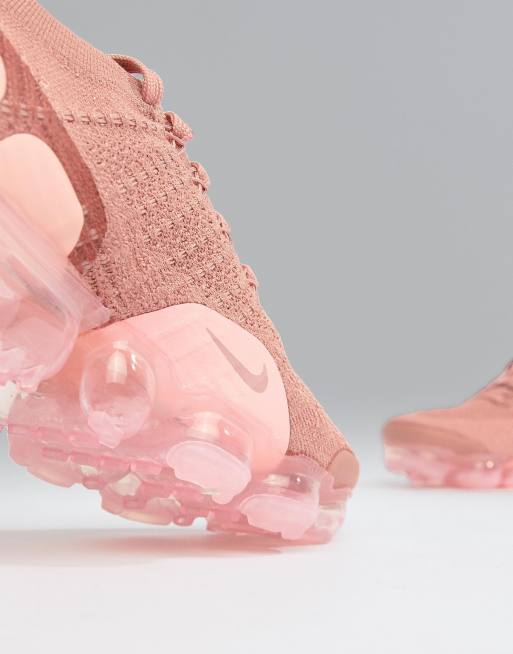 Nike running vapormax flyknit trainers store in pink