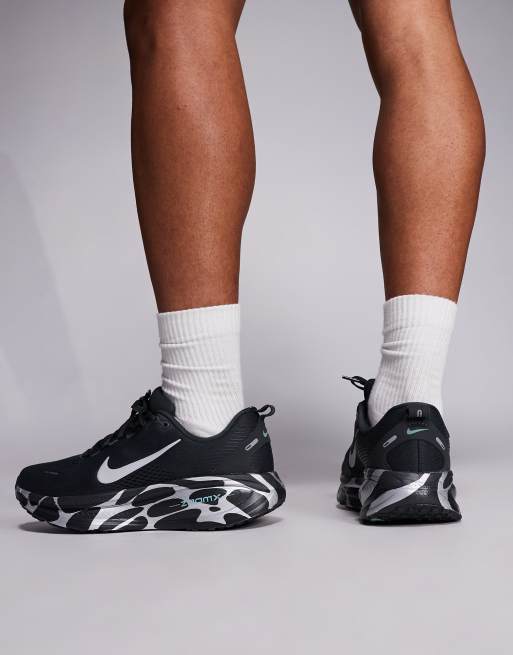 Nike Running – Vomero 18 – Czarno-srebrne odblaskowe buty sportowe, 3 z 5