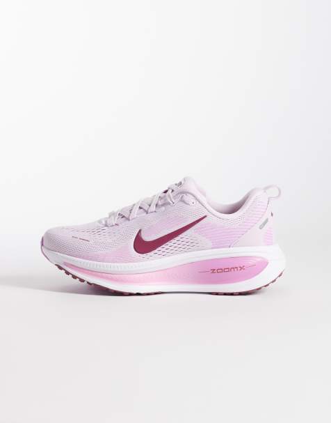 Nike Running – Vomero 18 – Rosa och vita träningsskor - view 1
