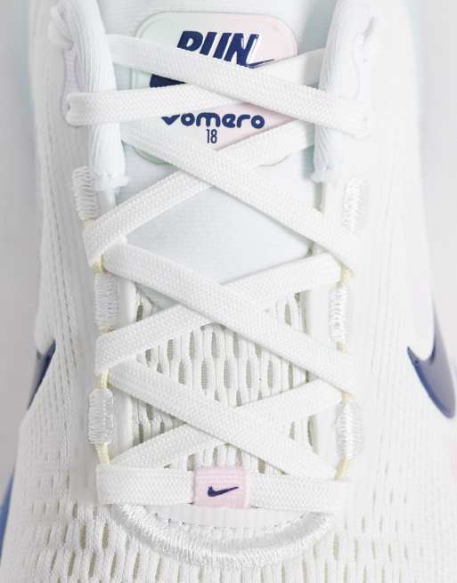 Nike Running – Vomero 18 – Sneaker in Weiß und Schieferblau , 3 von 5