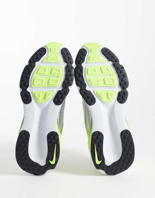 Nike Running Vomero 18 sneakers bianche e gialle, 5 di 5