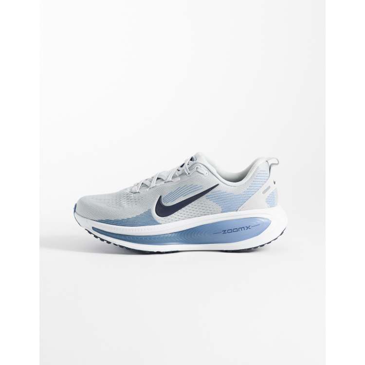 Nike Running Vomero 18 sneakers in white and blue | ASOS