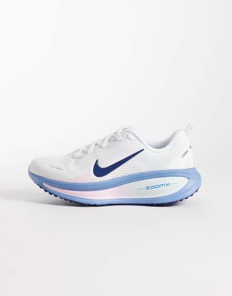Nike Running - Vomero 18 - Sneakers in wit en blauw - view 1