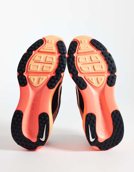 Nike Running Vomero 18 trainers in black and orange, 5 of 5