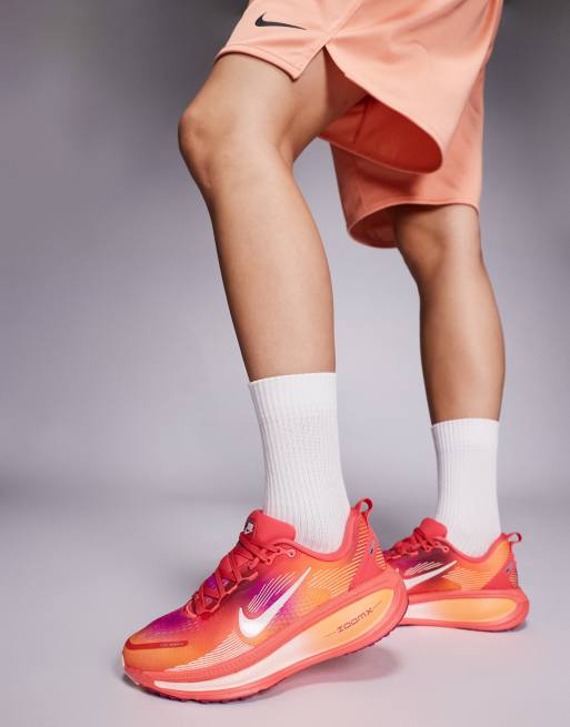 Nike Running Vomero 18 trainers in pink and orange, 5 of 5